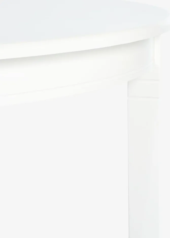 Spisebord KIRKEBY Ø110 hvid