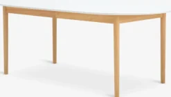 Spisebord MARSTRAND 100x200/280 hvid/natur