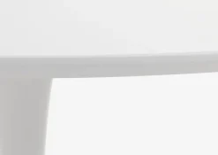 Spisebord RINGSTED Ø100 hvid