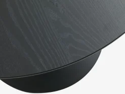 Spisebord RINGSTED Ø100 sort askefiner