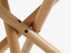 Spisebord SKIBET Ø120 lys eg