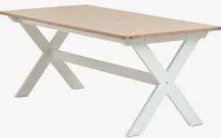 Spisebord VISLINGE 90x190 natur/hvid