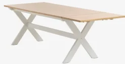 Spisebord VISLINGE 90x190 natur/hvid