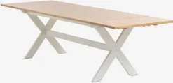 Spisebord VISLINGE 90x190 natur/hvid