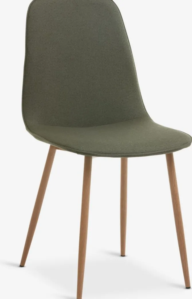 Spisebordsstol BISTRUP olivengrøn/eg
