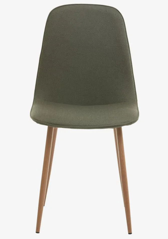 Spisebordsstol BISTRUP olivengrøn/eg