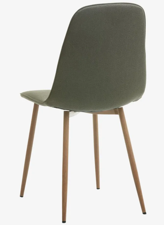 Spisebordsstol BISTRUP olivengrøn/eg