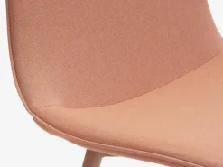 Spisebordsstol BISTRUP støvet fersken