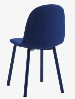 Spisebordsstol EJSTRUP blåt stof
