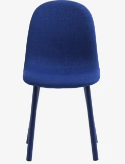 Spisebordsstol EJSTRUP blåt stof
