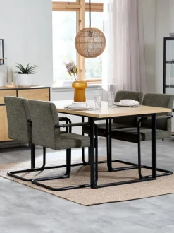 Spisebordsstol ESPE oliven/sort