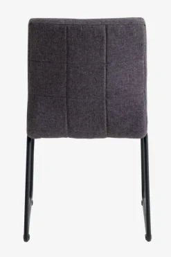 Spisebordsstol HAMMEL gråt stof/sort