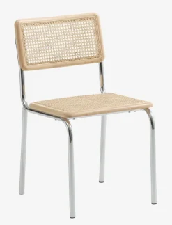 Spisebordsstol HASSING rattan/krom