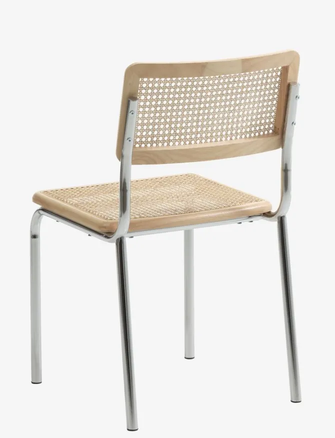 Spisebordsstol HASSING rattan/krom