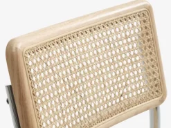 Spisebordsstol HASSING rattan/krom