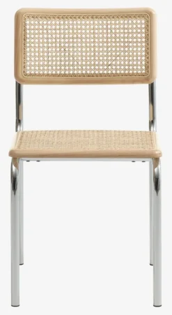 Spisebordsstol HASSING rattan/krom