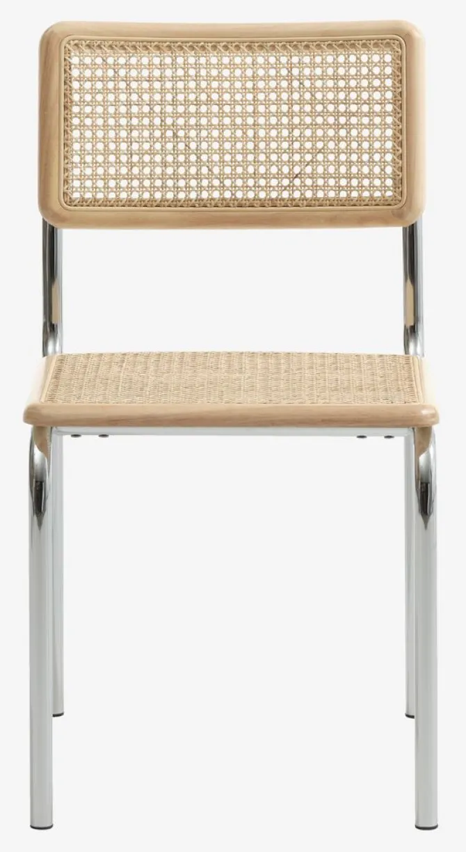 Spisebordsstol HASSING rattan/krom