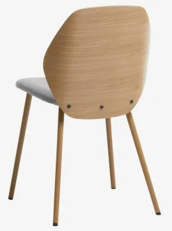 Spisebordsstol HORNE lysegrå/eg