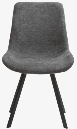 Spisebordsstol HYGUM drejebase grå/sort