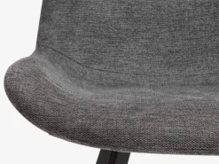 Spisebordsstol HYGUM drejebase grå/sort