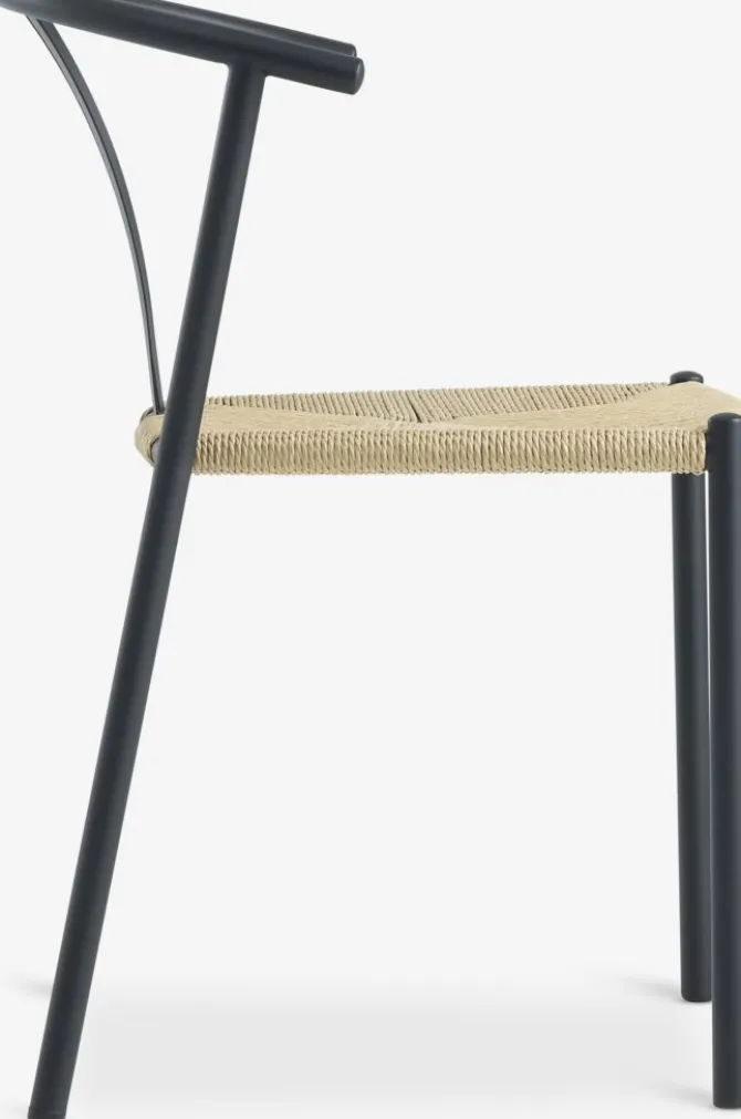 Spisebordsstol JYDERUP sort/natur