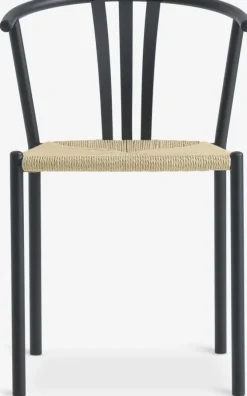Spisebordsstol JYDERUP sort/natur