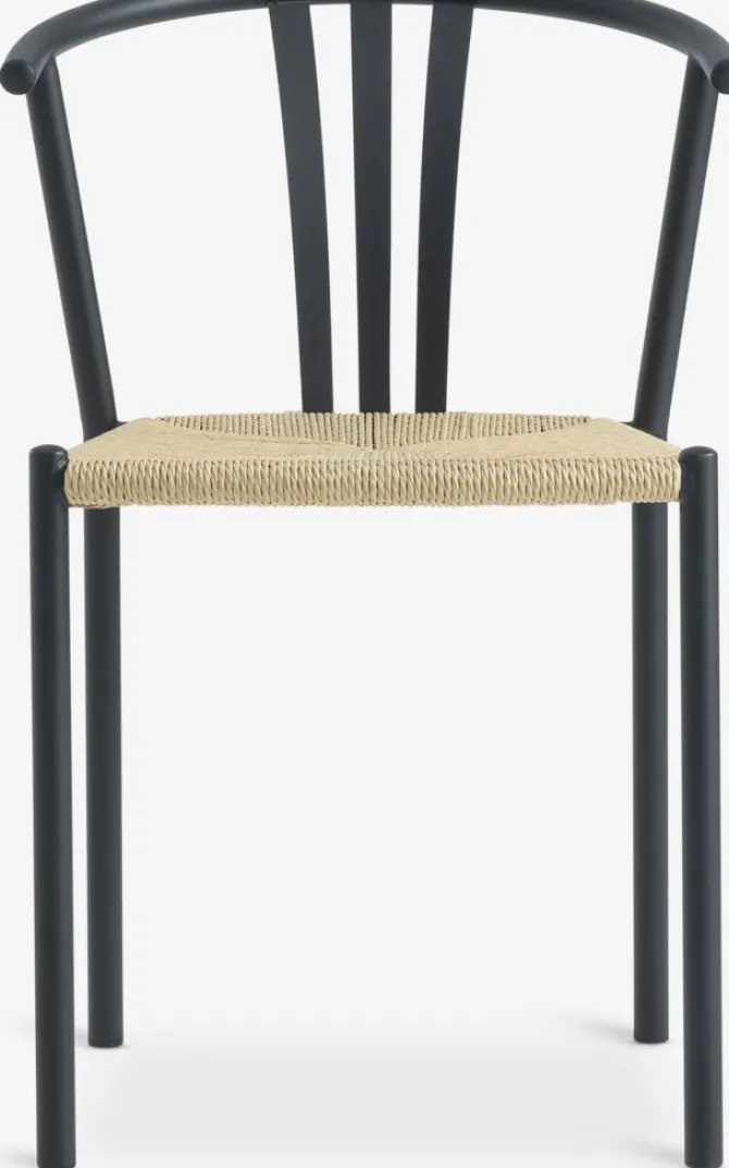 Spisebordsstol JYDERUP sort/natur