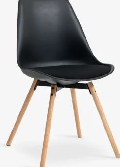 Spisebordsstol KASTRUP sort/eg