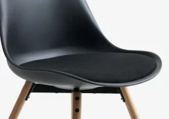 Spisebordsstol KASTRUP sort/eg