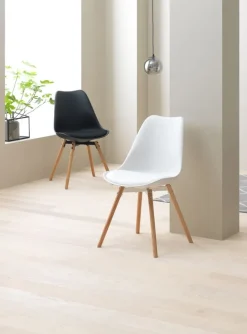 Spisebordsstol KASTRUP sort/eg