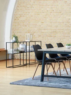 Spisebordsstol KASTRUP sort/eg