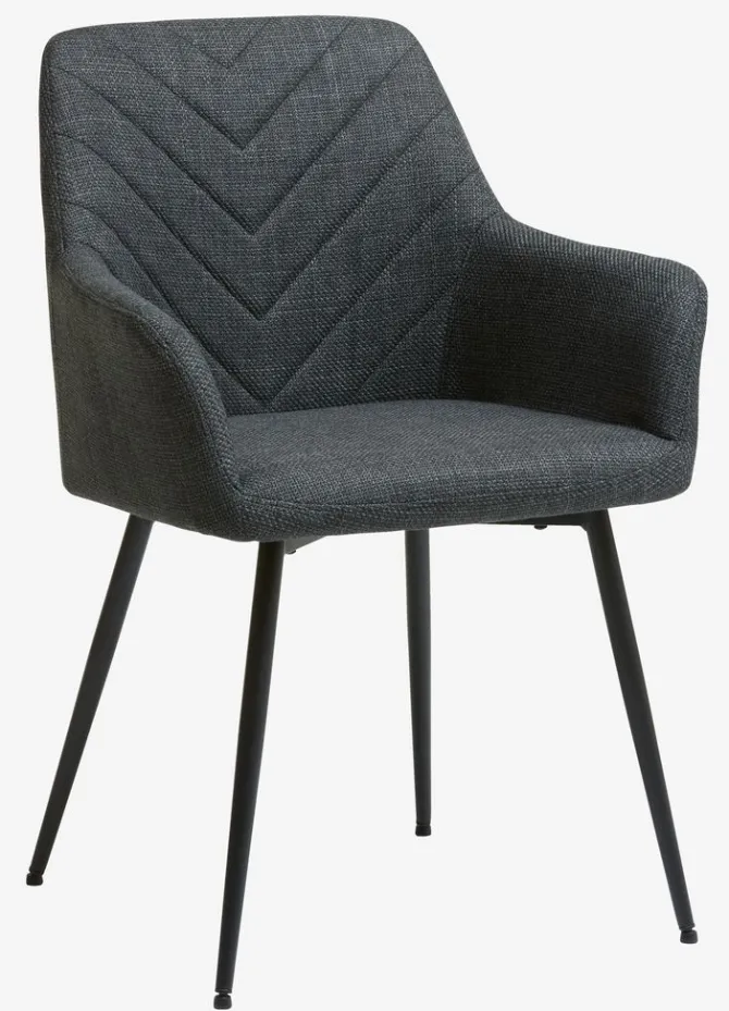 Spisebordsstol PURHUS grå/sort