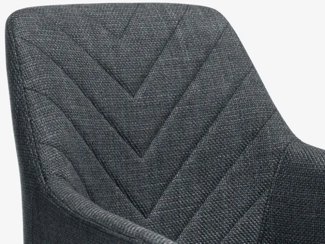 Spisebordsstol PURHUS grå/sort