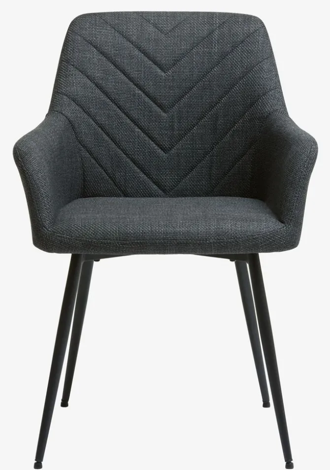 Spisebordsstol PURHUS grå/sort