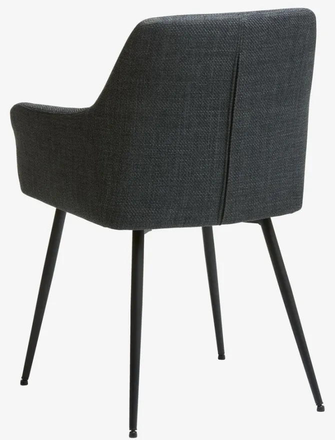 Spisebordsstol PURHUS grå/sort