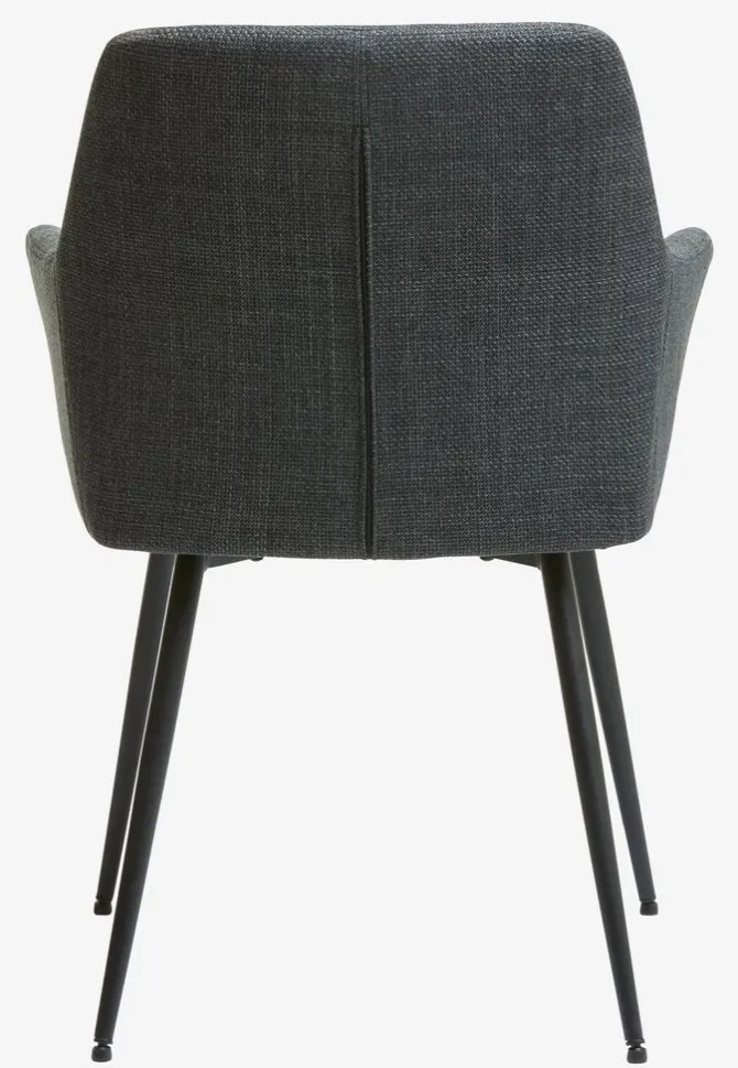 Spisebordsstol PURHUS grå/sort