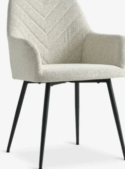 Spisebordsstol PURHUS råhvid/sort