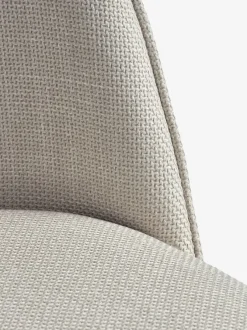 Spisebordsstol THORUP beige stof/egefarve