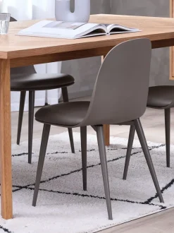 Spisebordsstol ULDAL brunt kunstlæder