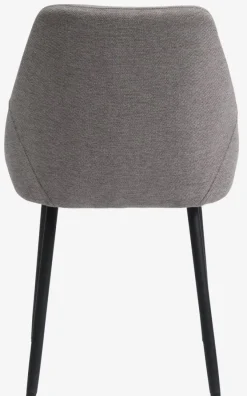 Spisebordsstol VELLEV sandfarvet stof/sort