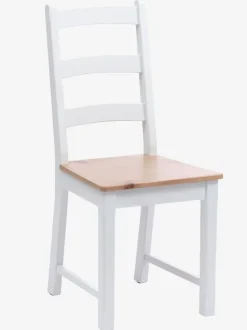 Spisebordsstol VISLINGE natur/hvid