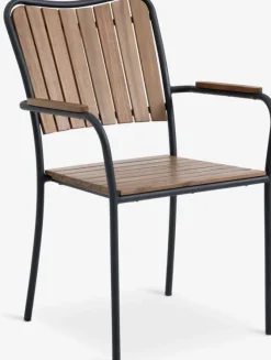 Stabelstol BASTRUP hårdttræ/sort