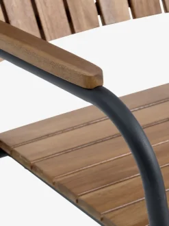 Stabelstol BASTRUP hårdttræ/sort