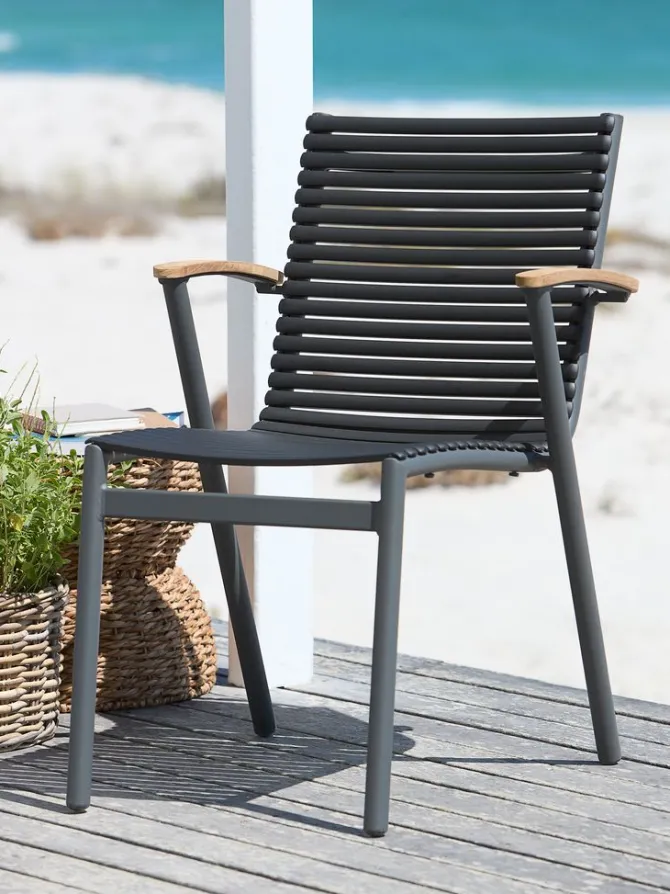 Stabelstol SADBJERG sort