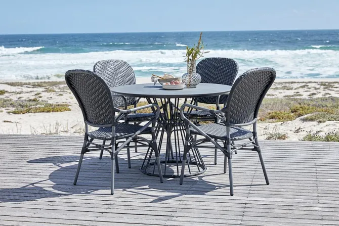 Stabelstol SAKSBORG grå