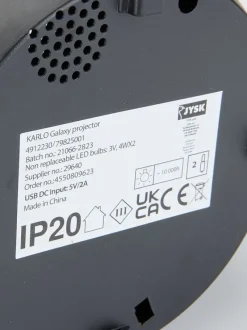 Stjernehimmel projektor KARLO m/multifarve LED