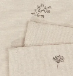 Stofserviet ENGFIOL 40x40 beige/grå 2 stk/pk