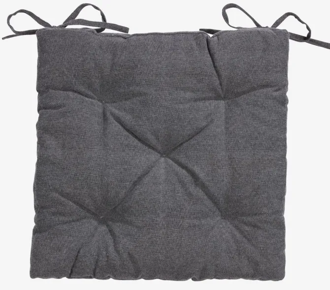 Stolehynde HVITLYNG 40x40x4 grå