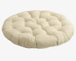 Stolehynde JORDRUP Ø110 råhvidt stof