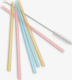 Sugerør CHARLIE L22cm 6 stk/pk